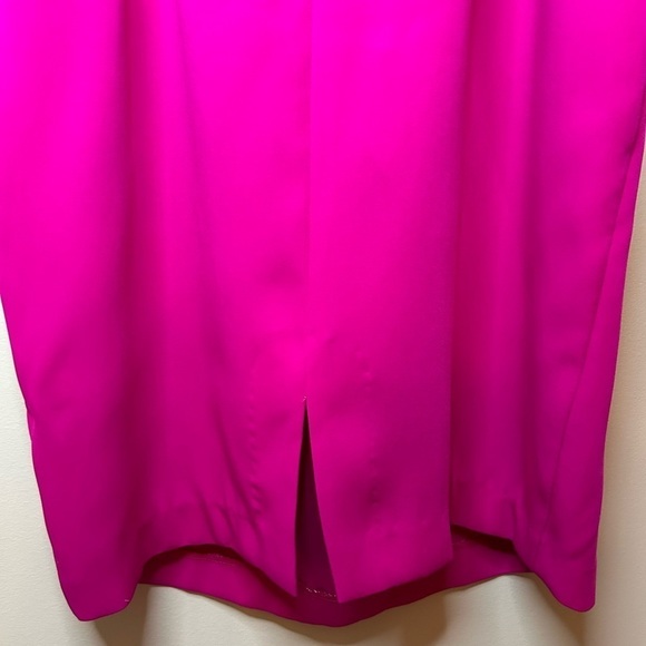 NWT Trina Turk Pink Sylvia Bow Sheath Dress Size 8 - Picture 11 of 12